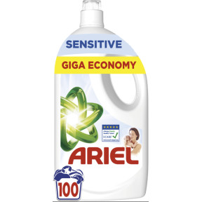 Гель для прання Ariel Sensitive Giga Economy, 100 прань